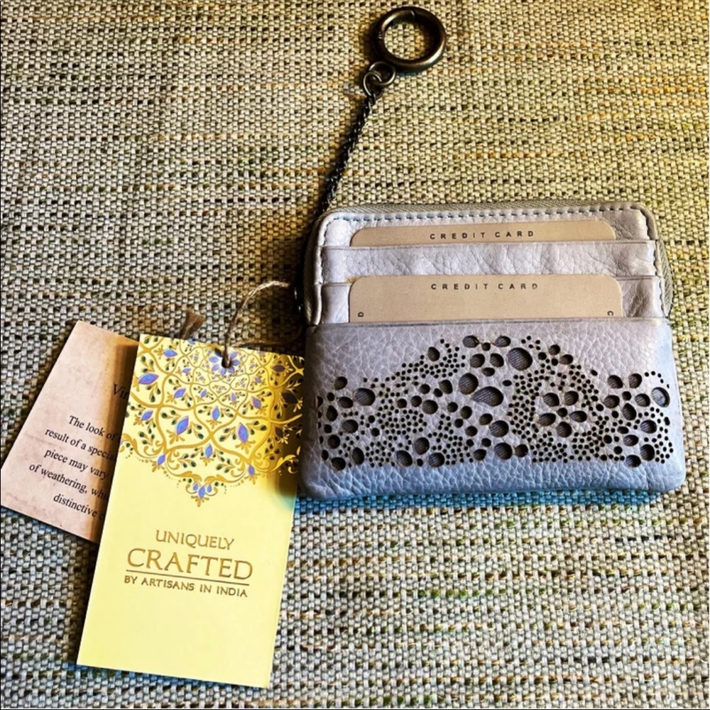 Genuine Leather Card Case Wallet - Handcrafted in India